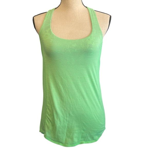Lululemon Wild Tank Pistachio green Floral Sport White Multi Workout Athletic 4 - Picture 2 of 14